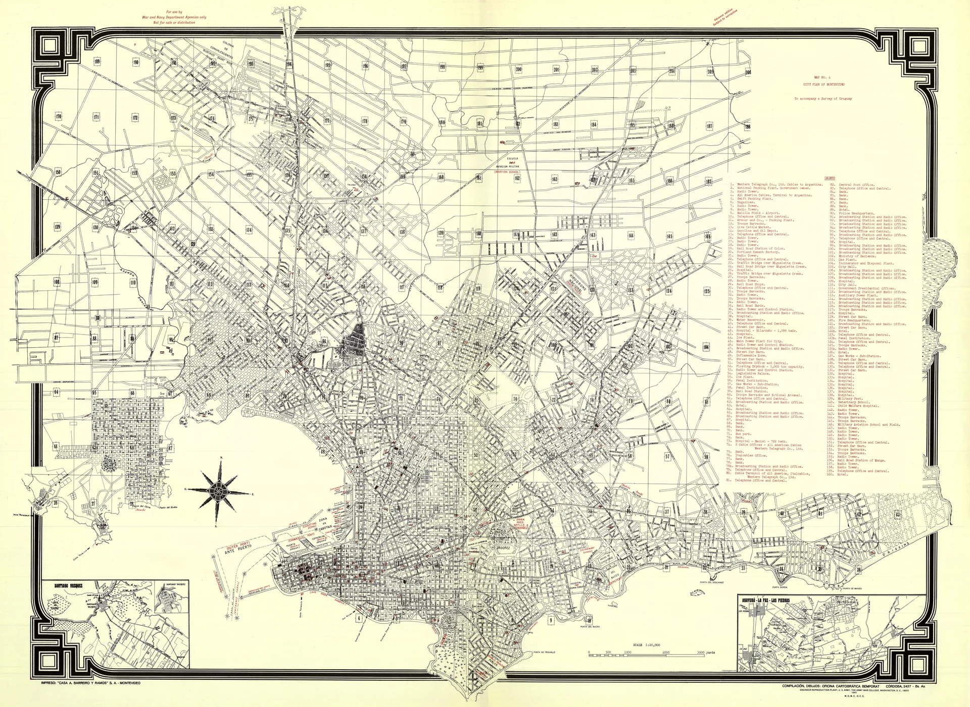 Plano de Montevideo - 1941