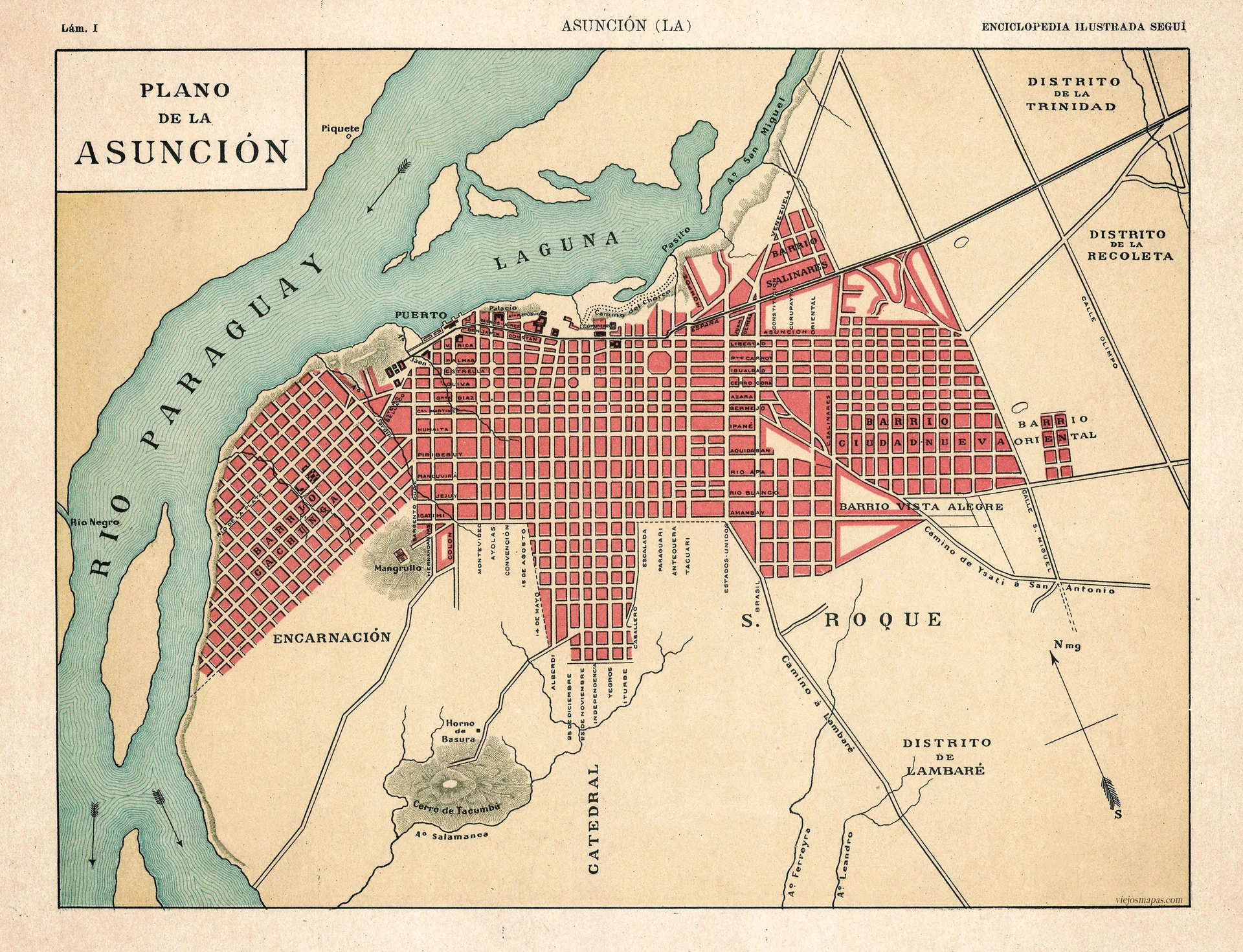 Plano de Asunción – 1920