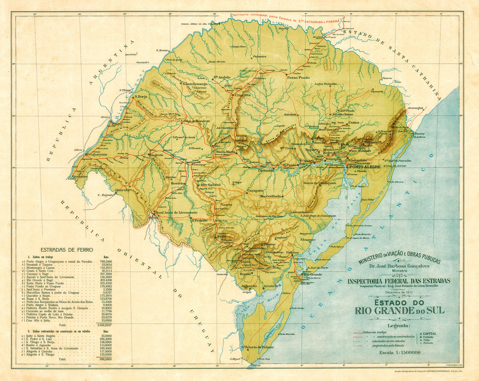 Río Grande do Sul - 1913