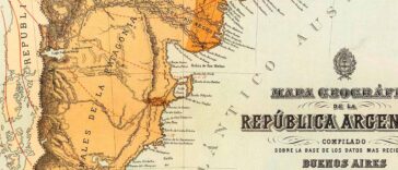 Mapa de la República Argentina de 1882
