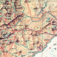 Mapa de la Gobernación del Neuquén – 1953