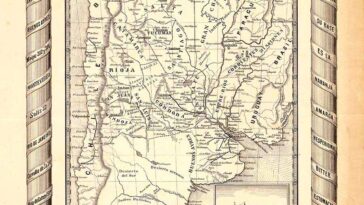 Mapa Hesperidina Argentina 1878