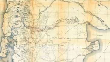 Mapa general de la Patagonia Norte - 1914 – Bailey Willis