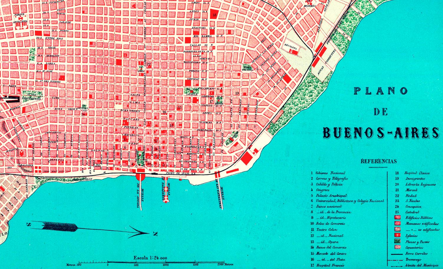 Plano de Buenos Aires de 1887