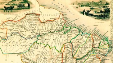 Mapa de Brasil de 1851