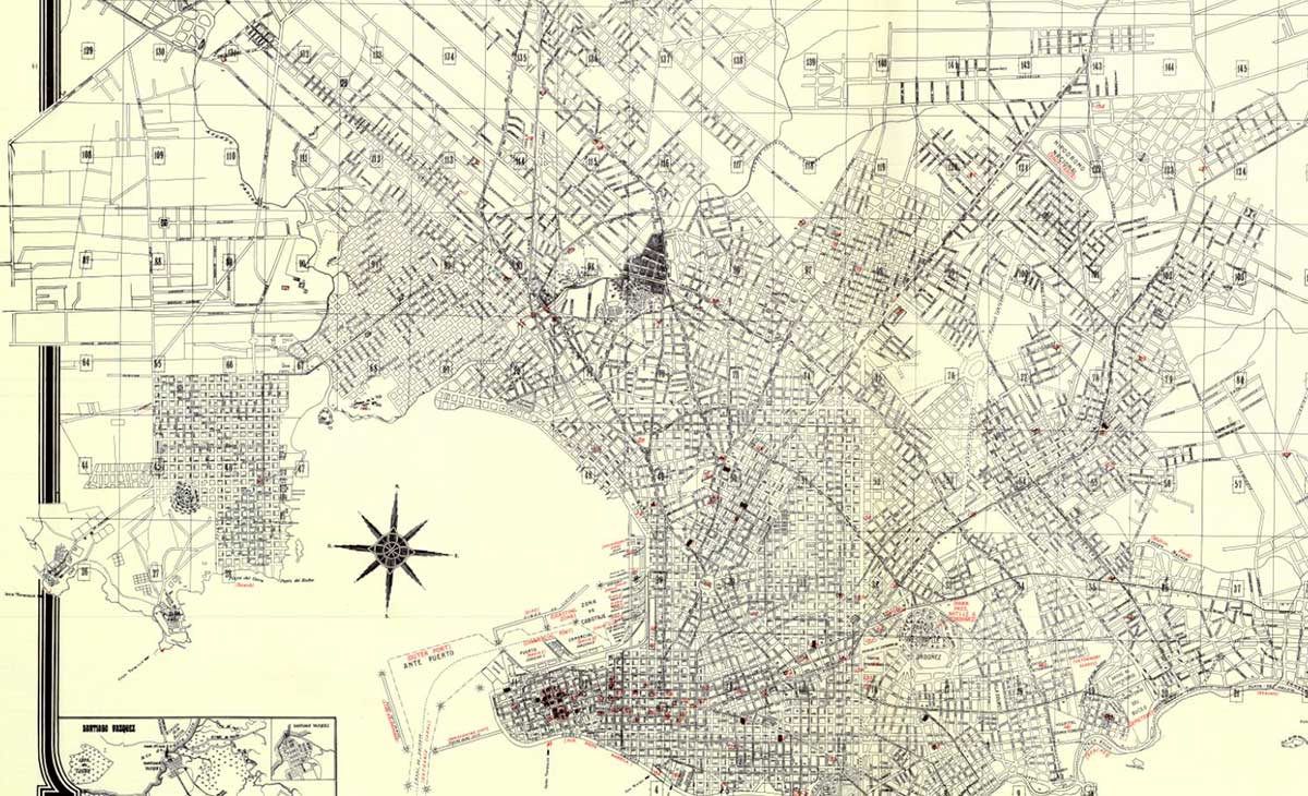 Plano de Montevideo - 1941