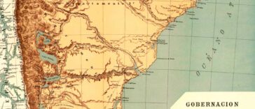 Mapa de la Gobernación de Santa Cruz - 1892