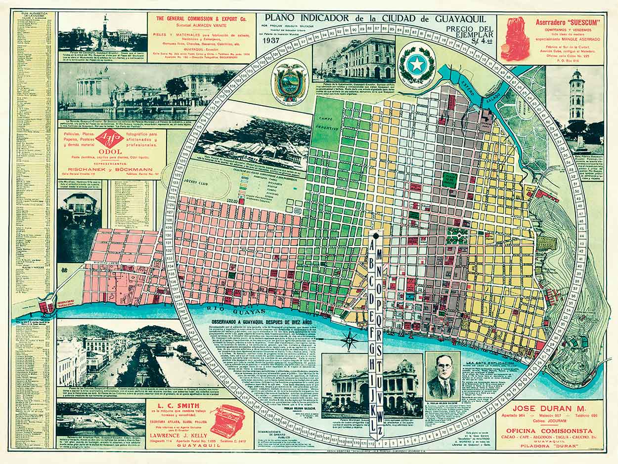 Plano de Guayaquil - 1937 -