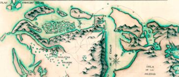 Mapa de las Islas Malvinas de 1768