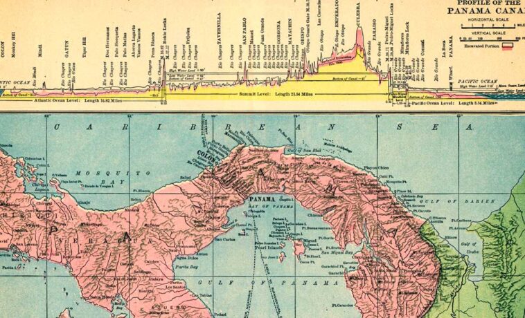 Mapa de Panamá de 1904