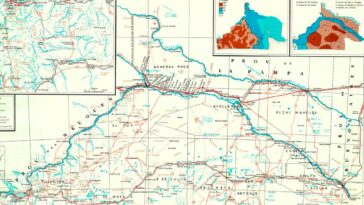 Mapa de Río Negro de 1968
