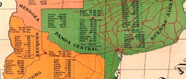 Mapa económico de la República Argentina de 1914