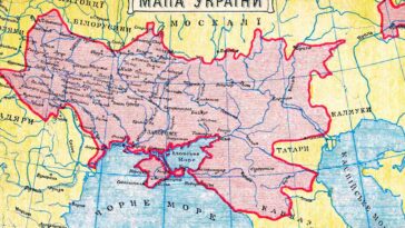 Mapa de Ucrania de 1919